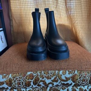 Jeffrey Campbell Black Platform Boots